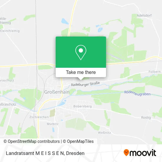 Карта Landratsamt M E I S S E N