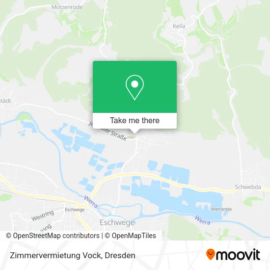 Карта Zimmervermietung Vock