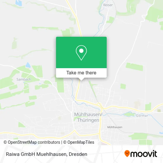 Карта Raiwa GmbH Muehlhausen