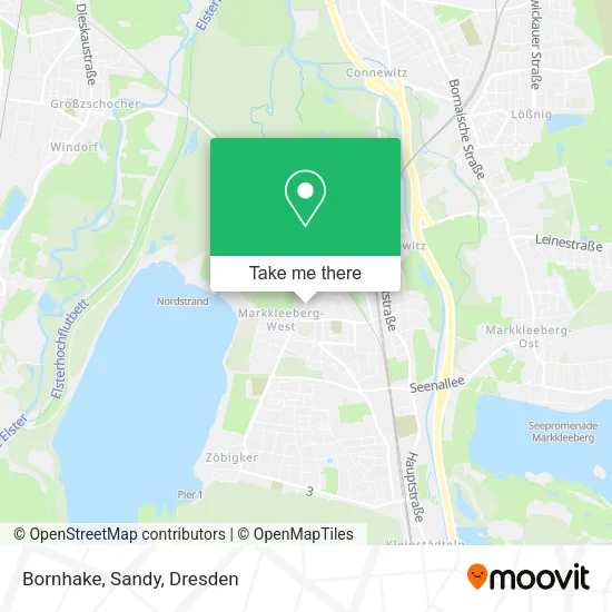 Карта Bornhake, Sandy