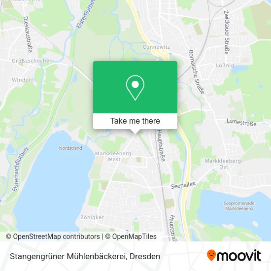 Карта Stangengrüner Mühlenbäckerei