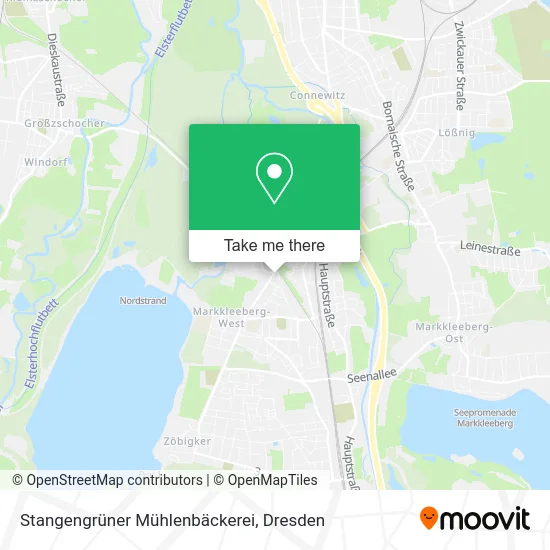 Карта Stangengrüner Mühlenbäckerei