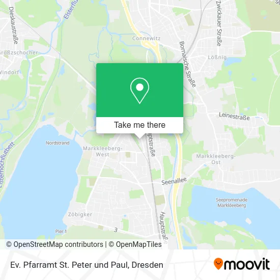 Карта Ev. Pfarramt St. Peter und Paul