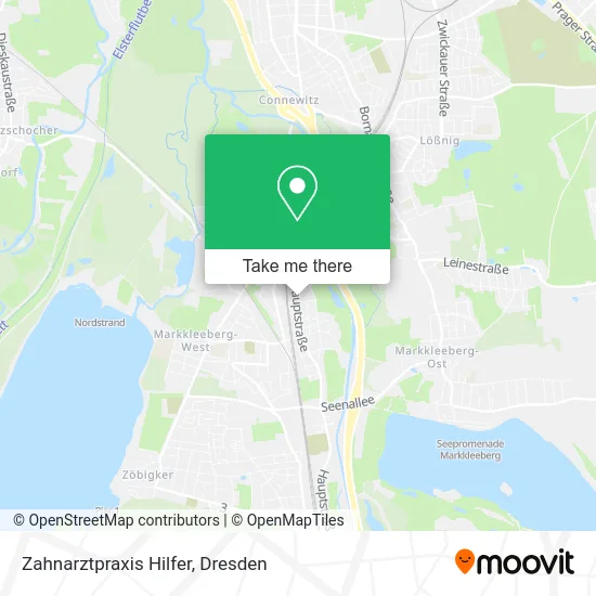 Карта Zahnarztpraxis Hilfer