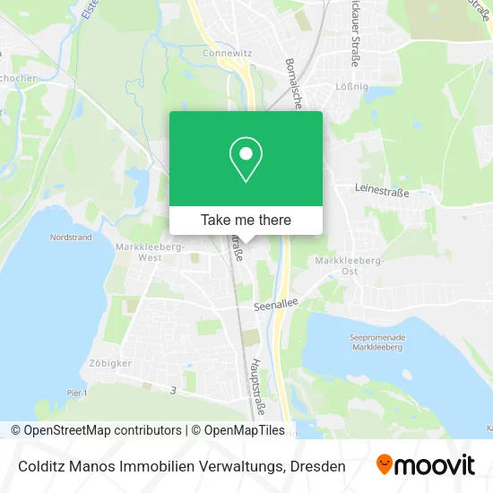 Карта Colditz Manos Immobilien Verwaltungs