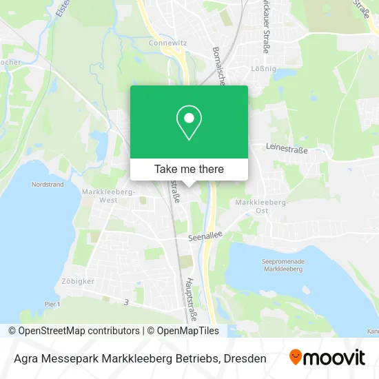 Карта Agra Messepark Markkleeberg Betriebs