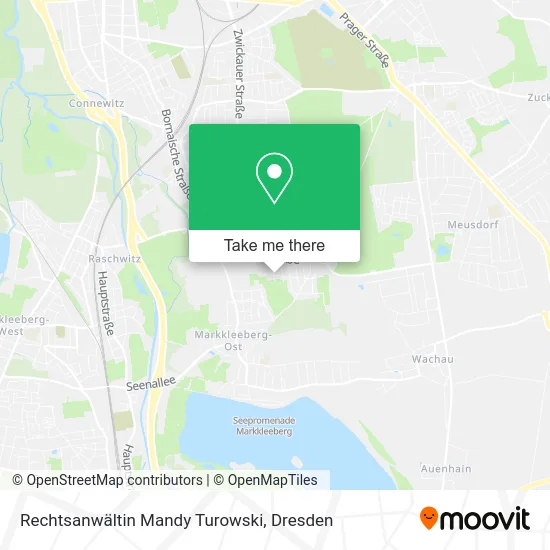 Карта Rechtsanwältin Mandy Turowski