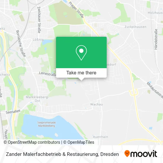 Карта Zander Malerfachbetrieb & Restaurierung