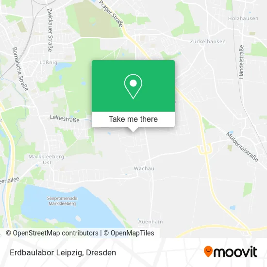 Карта Erdbaulabor Leipzig