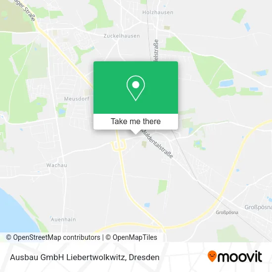 Карта Ausbau GmbH Liebertwolkwitz