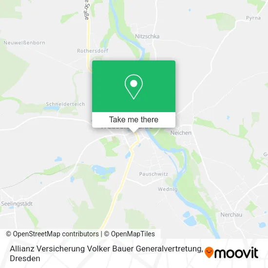 Карта Allianz Versicherung Volker Bauer Generalvertretung