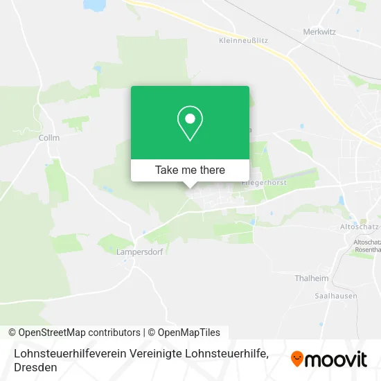 Карта Lohnsteuerhilfeverein Vereinigte Lohnsteuerhilfe