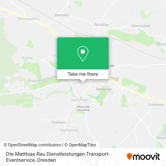 Карта Dte Matthias Rau Dienstleistungen-Transport-Eventservice