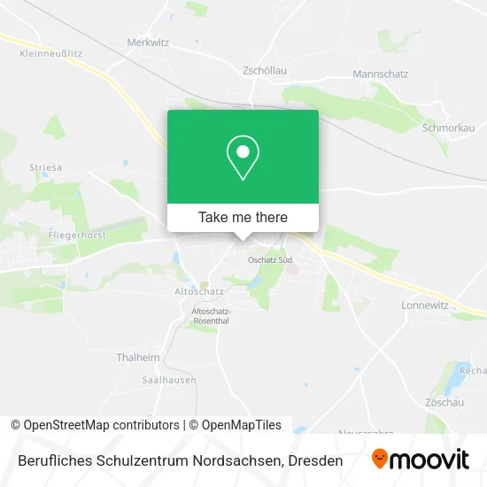 Карта Berufliches Schulzentrum Nordsachsen
