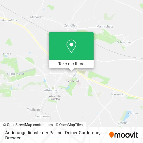 Карта Änderungsdienst - der Partner Deiner Garderobe