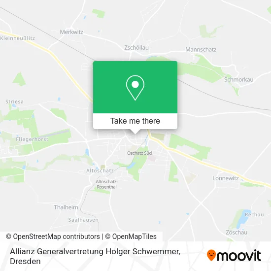 Карта Allianz Generalvertretung Holger Schwemmer