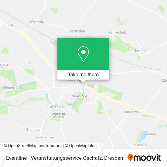 Карта Eventline - Veranstaltungsservice Oschatz