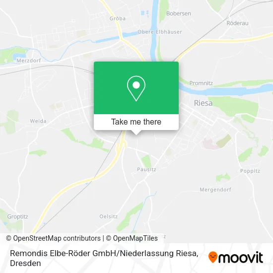 Карта Remondis Elbe-Röder GmbH / Niederlassung Riesa