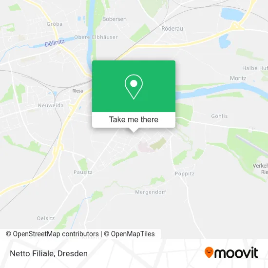 Netto Filiale map