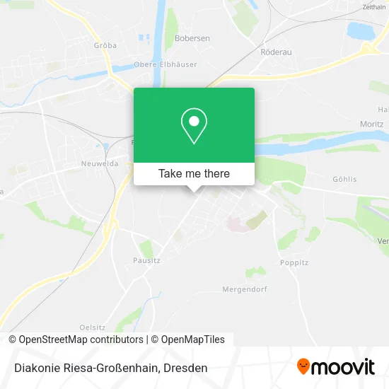 Карта Diakonie Riesa-Großenhain