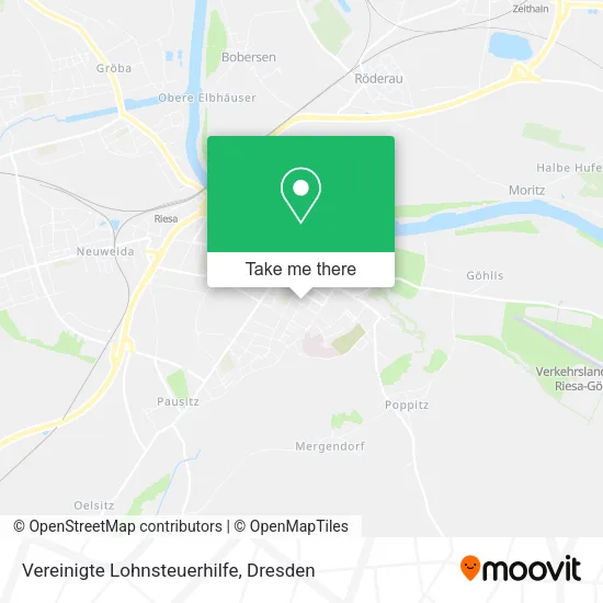 Карта Vereinigte Lohnsteuerhilfe