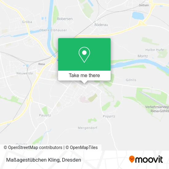Карта Maßagestübchen Kling