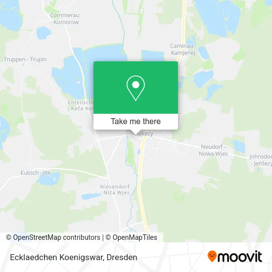 Карта Ecklaedchen Koenigswar