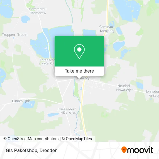 Карта Gls Paketshop