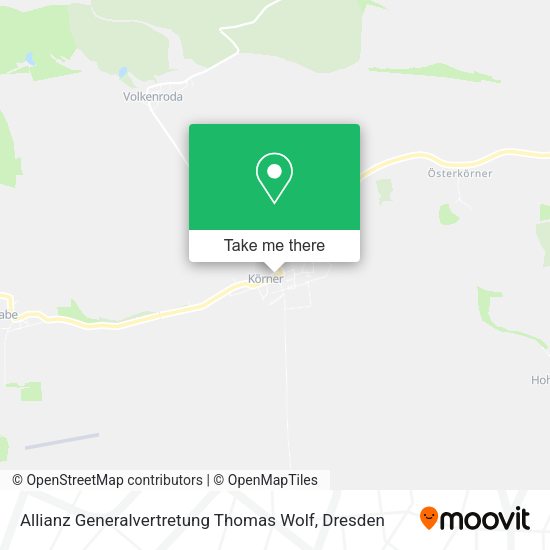 Карта Allianz Generalvertretung Thomas Wolf