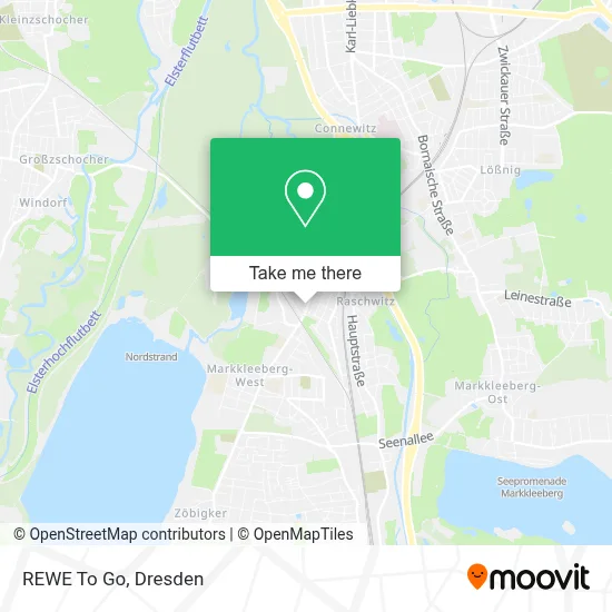 REWE To Go map