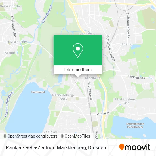 Карта Reinker - Reha-Zentrum Markkleeberg