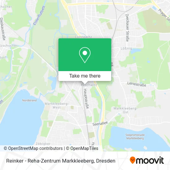 Карта Reinker - Reha-Zentrum Markkleeberg