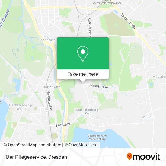 Карта Der Pflegeservice