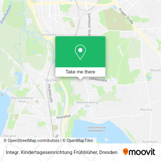 Карта Integr. Kindertageseinrichtung Frühblüher