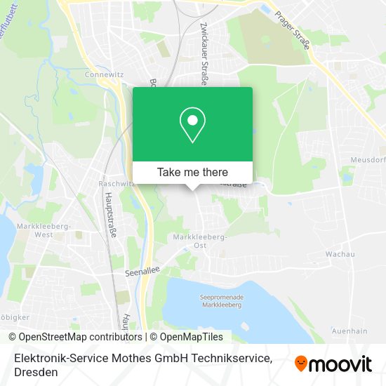 Карта Elektronik-Service Mothes GmbH Technikservice