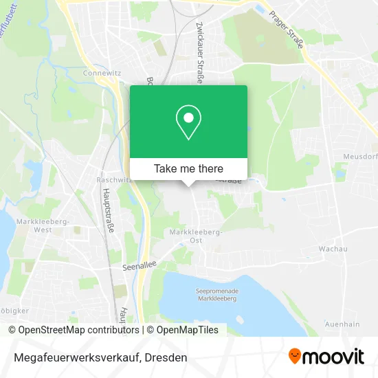 Карта Megafeuerwerksverkauf