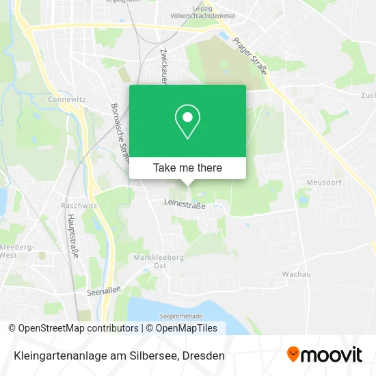Карта Kleingartenanlage am Silbersee