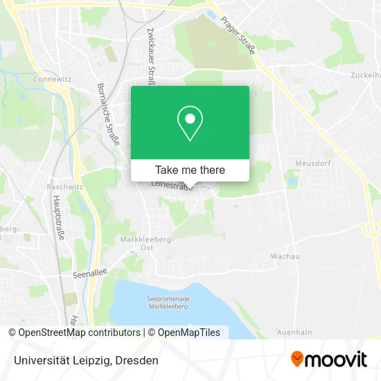 Карта Universität Leipzig