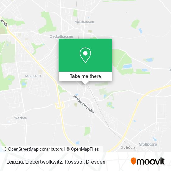 Карта Leipzig, Liebertwolkwitz, Rossstr.