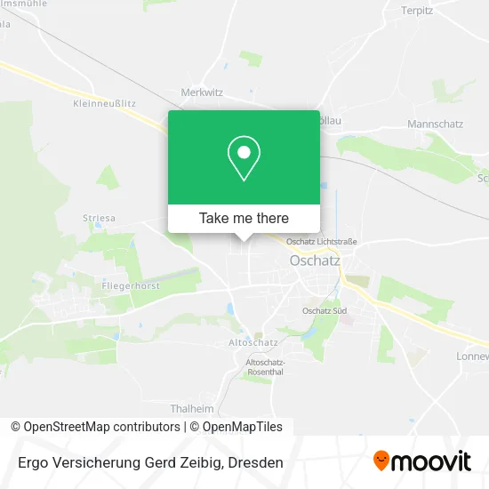 Карта Ergo Versicherung Gerd Zeibig