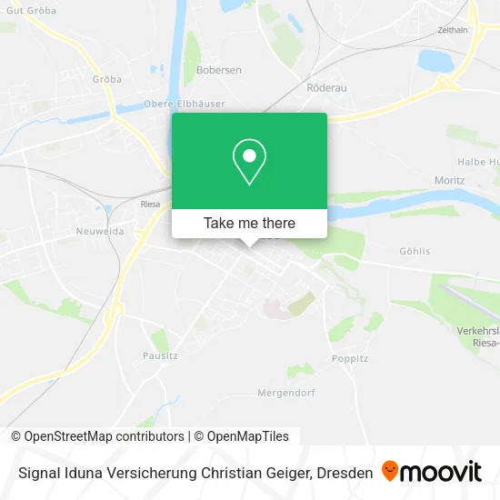 Карта Signal Iduna Versicherung Christian Geiger