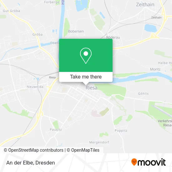 Карта An der Elbe