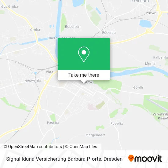 Карта Signal Iduna Versicherung Barbara Pforte