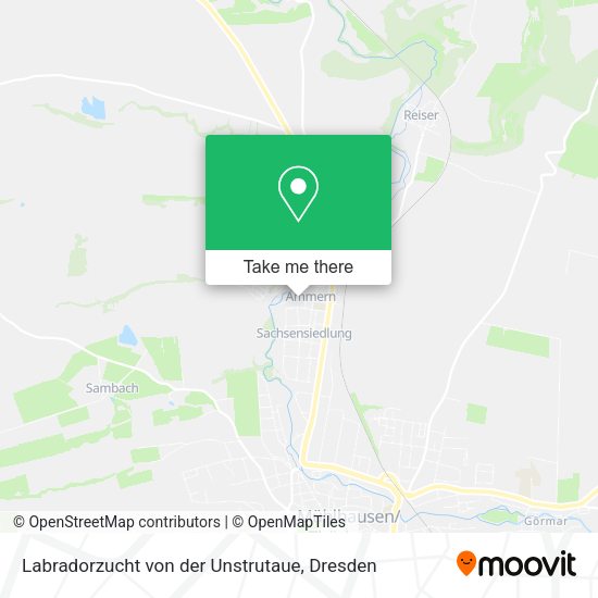Карта Labradorzucht von der Unstrutaue