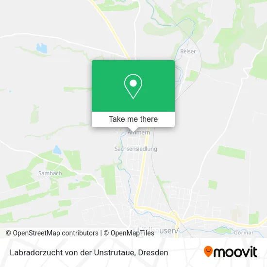Карта Labradorzucht von der Unstrutaue