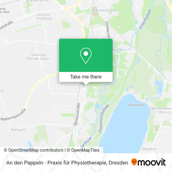 Карта An den Pappeln - Praxis für Physiotherapie