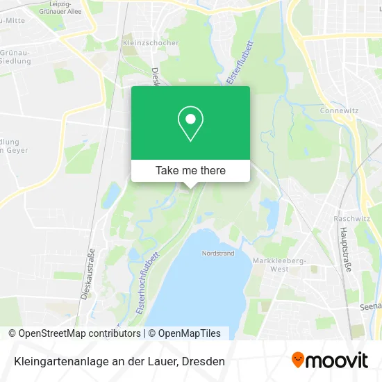 Карта Kleingartenanlage an der Lauer