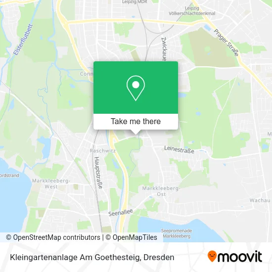 Карта Kleingartenanlage Am Goethesteig