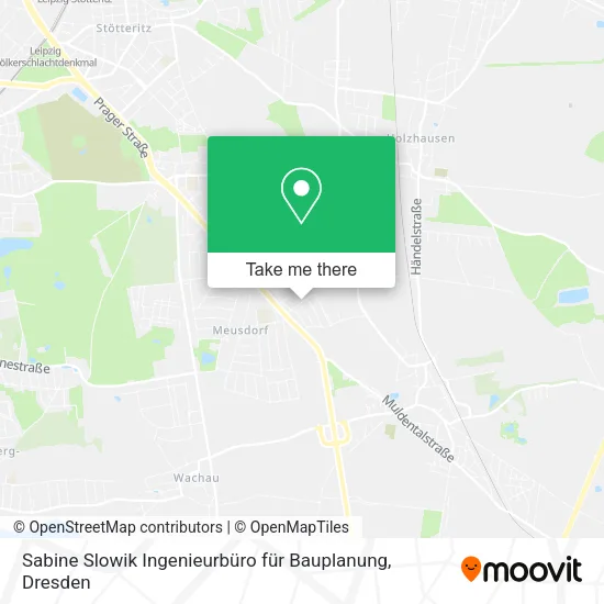 Карта Sabine Slowik Ingenieurbüro für Bauplanung