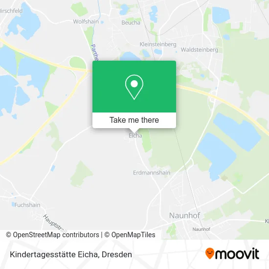 Карта Kindertagesstätte Eicha